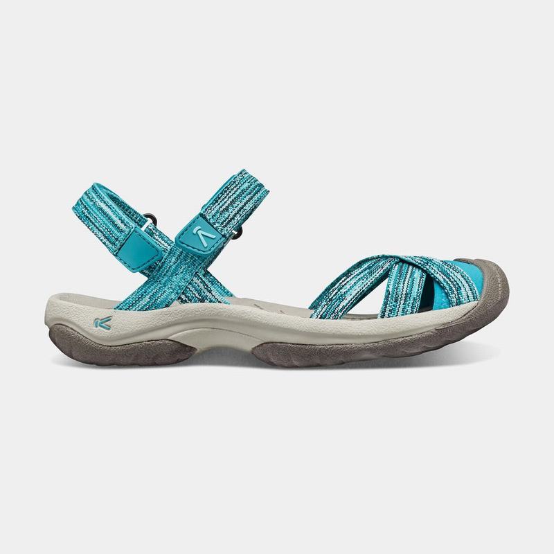 Cheap Keen Bali Strap Womens Sandals Turquoise (0471-AGYFZ)